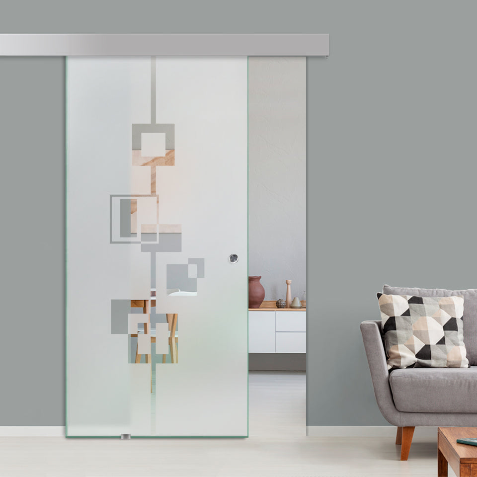 Sliding Glass Barn Door Alu100 SGBD - 1480 - DoorDiscounter