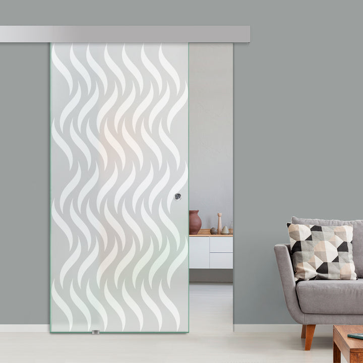 Sliding Glass Barn Door Alu100 SGBD - 1513 - DoorDiscounter