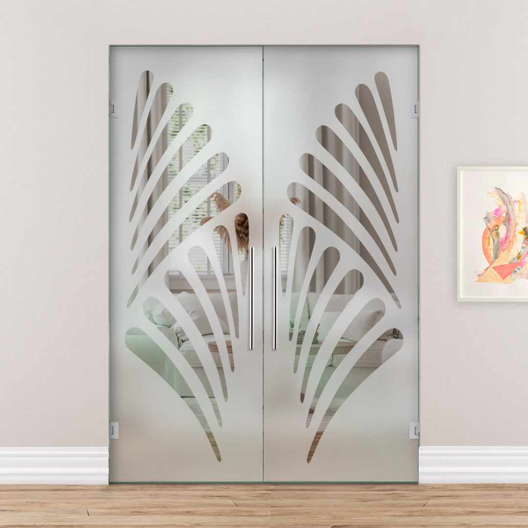 Double Swing Glass Door SGD2 - 2152 - DoorDiscounter