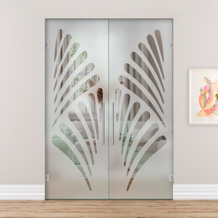 Double Swing Glass Door SGD2 - 2152 - DoorDiscounter