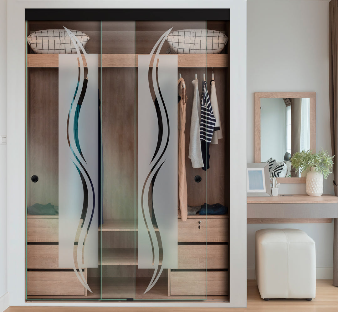 FRAMELESS CLOSET GLASS SLIDING BYPASS DOOR FSGD - 2863 - DoorDiscounter