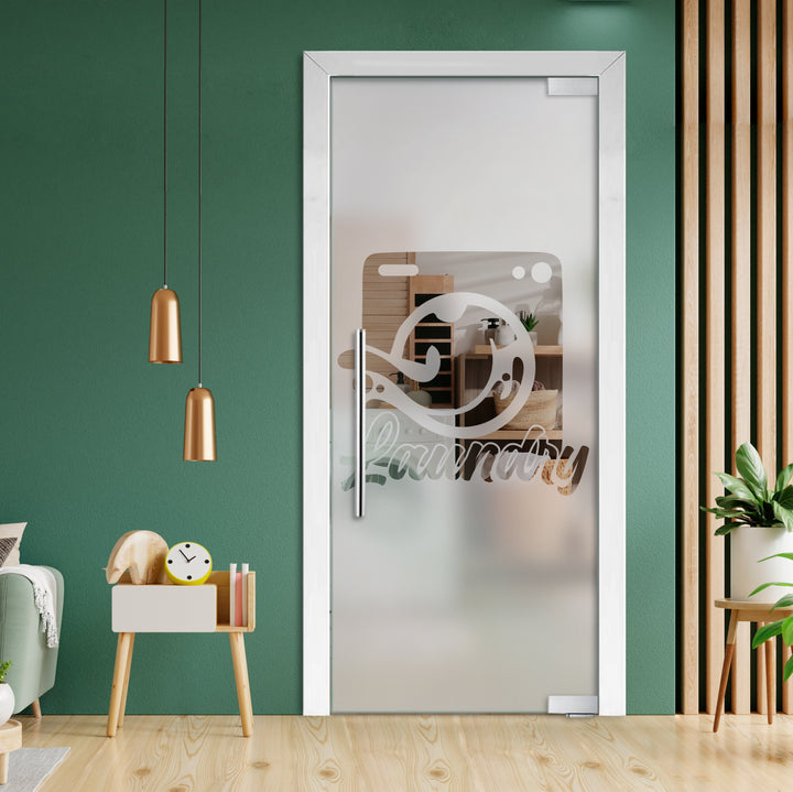 Frameless Glass Pivot Door with Self Closing Hinges FGP1 - 2025 - DoorDiscounter