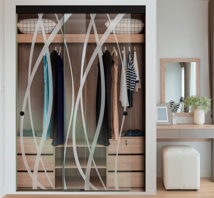 FRAMELESS CLOSET GLASS SLIDING BYPASS DOOR FSGD - 2416 - DoorDiscounter