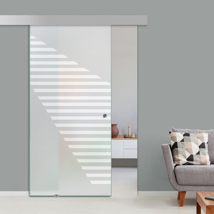 Sliding Glass Barn Door Alu100 SGBD - 1602 - DoorDiscounter