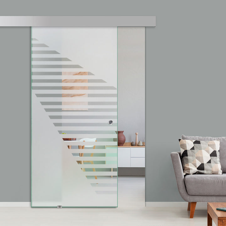 Sliding Glass Barn Door Alu100 SGBD - 1602 - DoorDiscounter