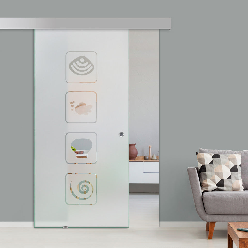 Sliding Glass Barn Door Alu100 SGBD - 1535 - DoorDiscounter