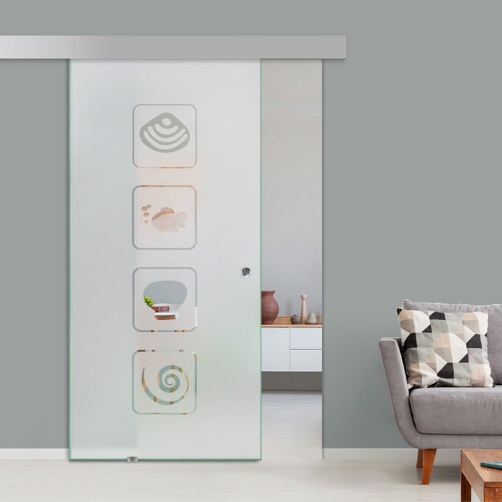 Sliding Glass Barn Door Alu100 SGBD - 1535 - DoorDiscounter