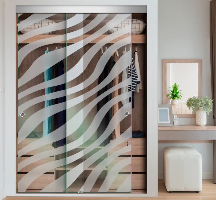 FRAMELESS CLOSET GLASS SLIDING BYPASS DOOR FSGD - 2984 - DoorDiscounter