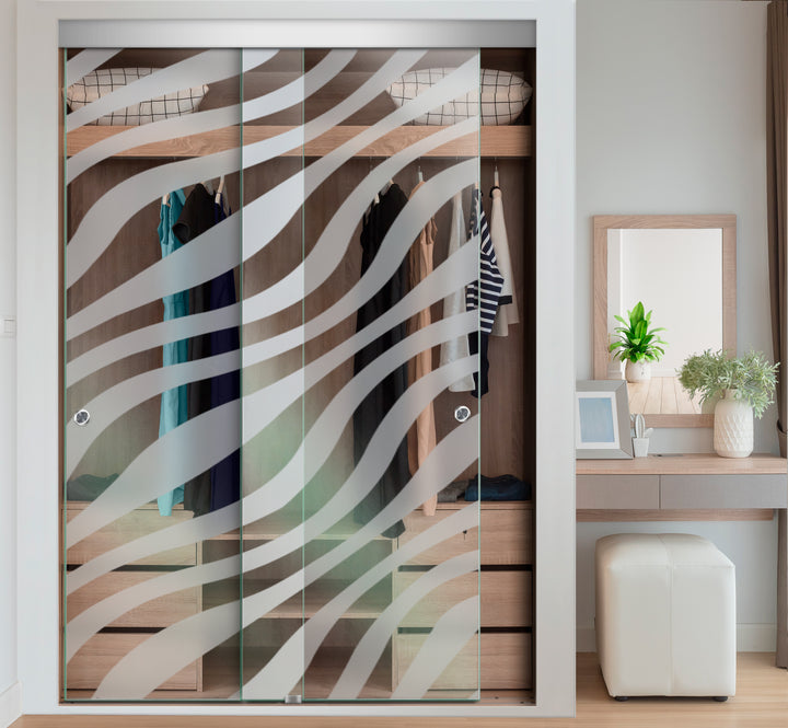 FRAMELESS CLOSET GLASS SLIDING BYPASS DOOR FSGD - 2984 - DoorDiscounter