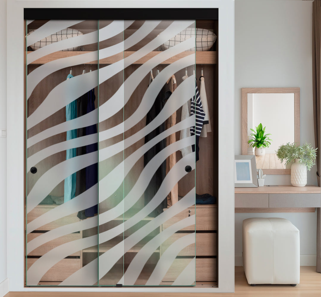 FRAMELESS CLOSET GLASS SLIDING BYPASS DOOR FSGD - 2984 - DoorDiscounter