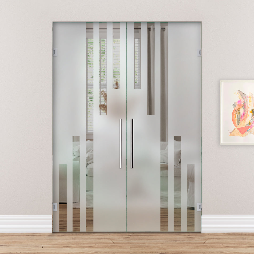 Double Swing Glass Door SGD2 - 2161 - DoorDiscounter