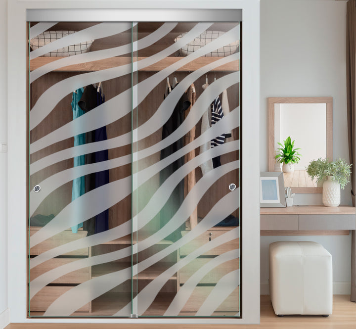 FRAMELESS CLOSET GLASS SLIDING BYPASS DOOR FSGD - 2984 - DoorDiscounter