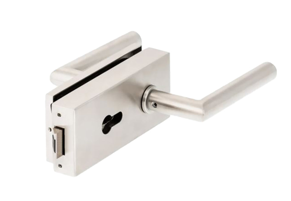 Matt Stainless Steel Lock (Square) MSLB - 1360 - DoorDiscounter