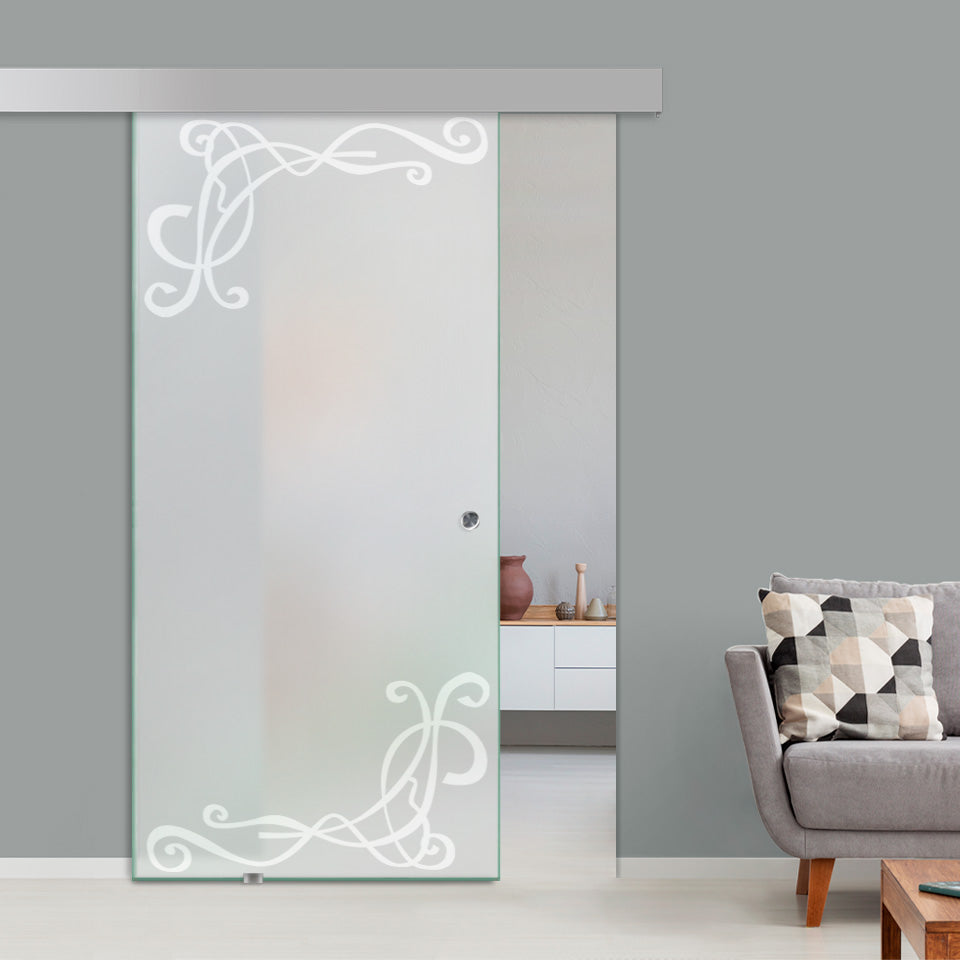 Sliding Glass Barn Door Alu100 SGBD - 1462 - DoorDiscounter