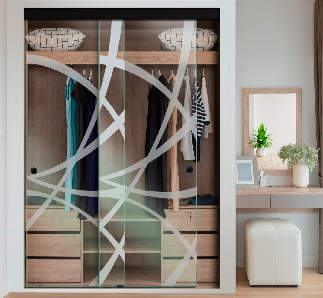 FRAMELESS CLOSET GLASS SLIDING BYPASS DOOR FSGD - 2987 - DoorDiscounter