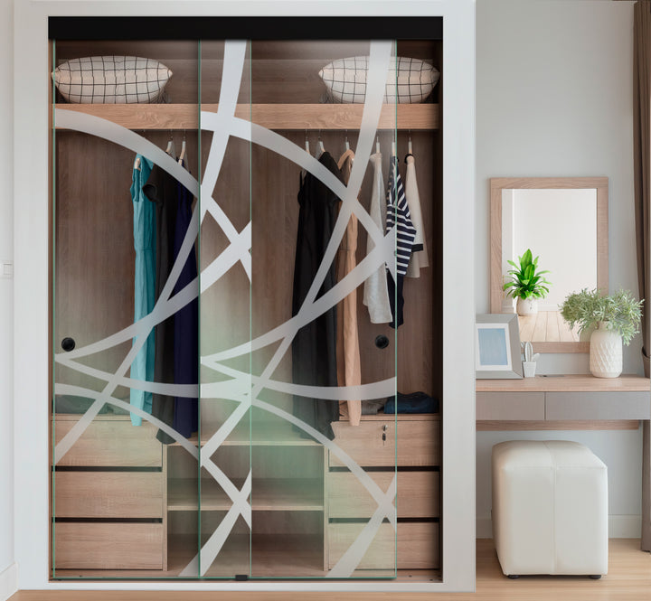 FRAMELESS CLOSET GLASS SLIDING BYPASS DOOR FSGD - 2987 - DoorDiscounter