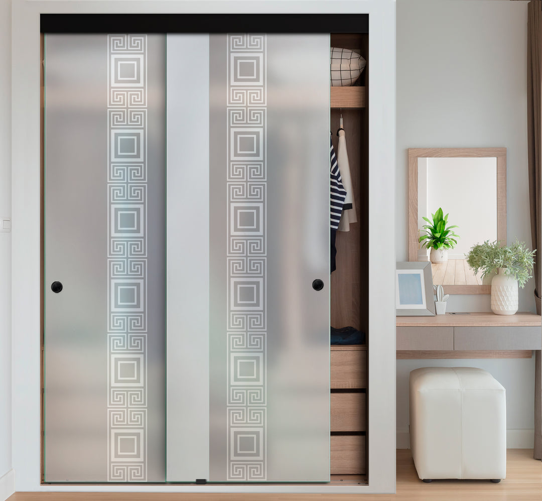 FRAMELESS CLOSET GLASS SLIDING BYPASS DOOR FSGD - 2993 - DoorDiscounter
