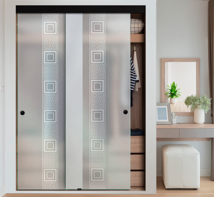 FRAMELESS CLOSET GLASS SLIDING BYPASS DOOR FSGD - 2993 - DoorDiscounter