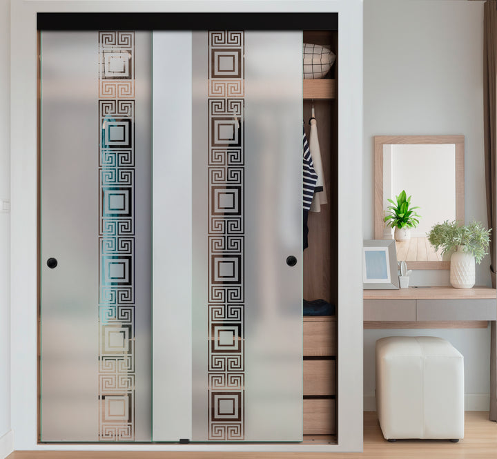 FRAMELESS CLOSET GLASS SLIDING BYPASS DOOR FSGD - 2993 - DoorDiscounter