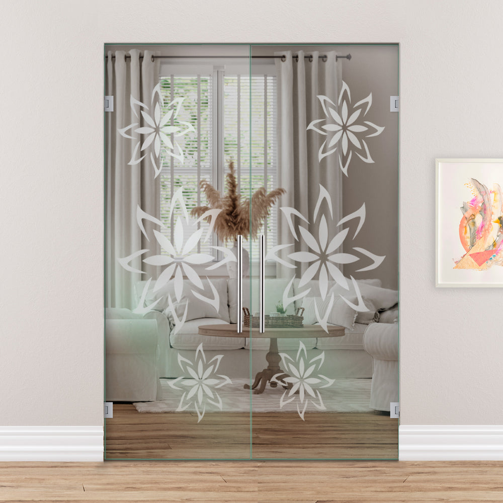 Double Swing Glass Door SGD2 - 3807 - DoorDiscounter