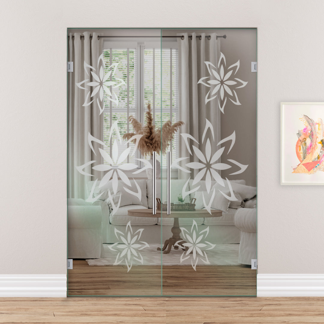 Double Swing Glass Door SGD2 - 3807 - DoorDiscounter