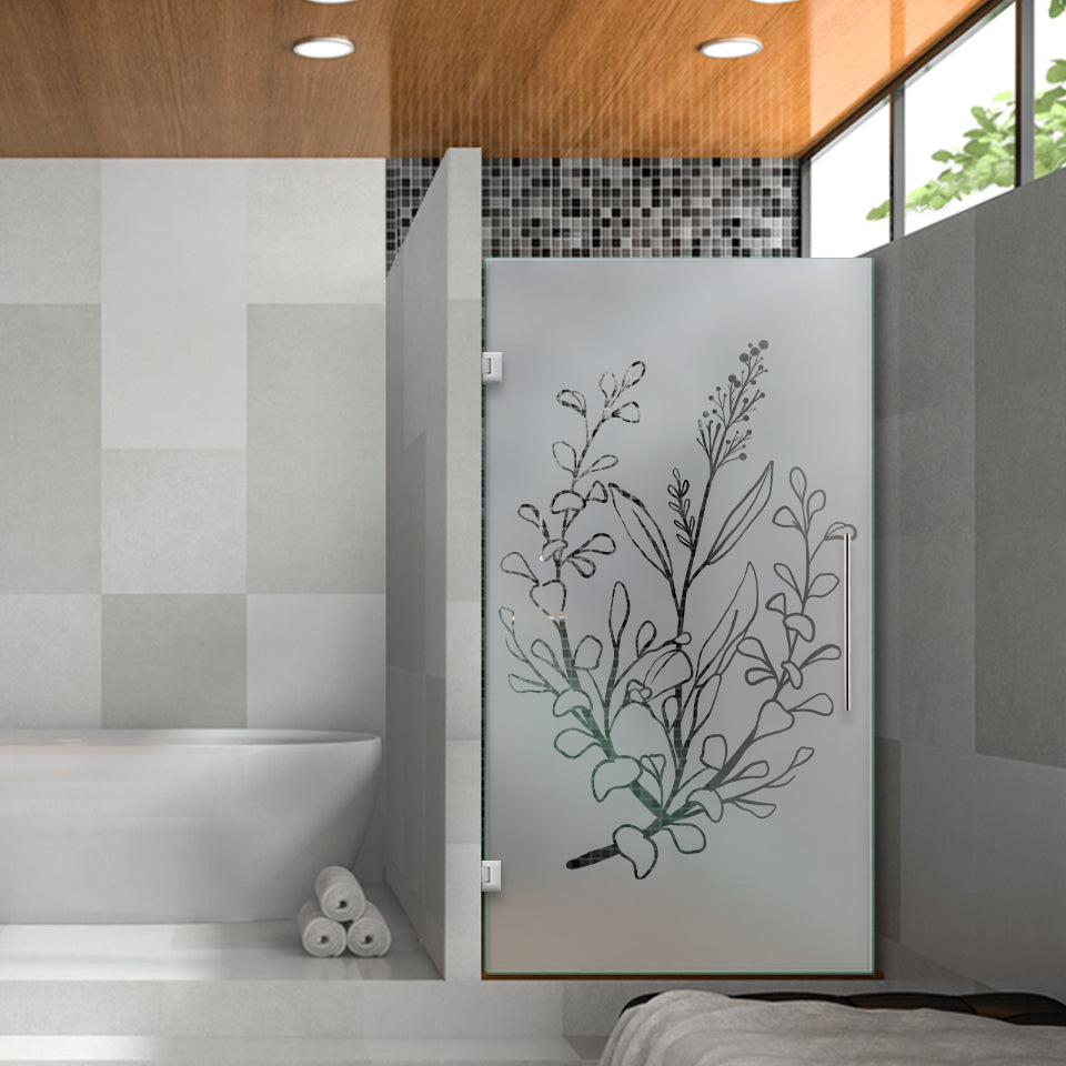 Frameless Shower Glass Door FGDS - 2872 - DoorDiscounter