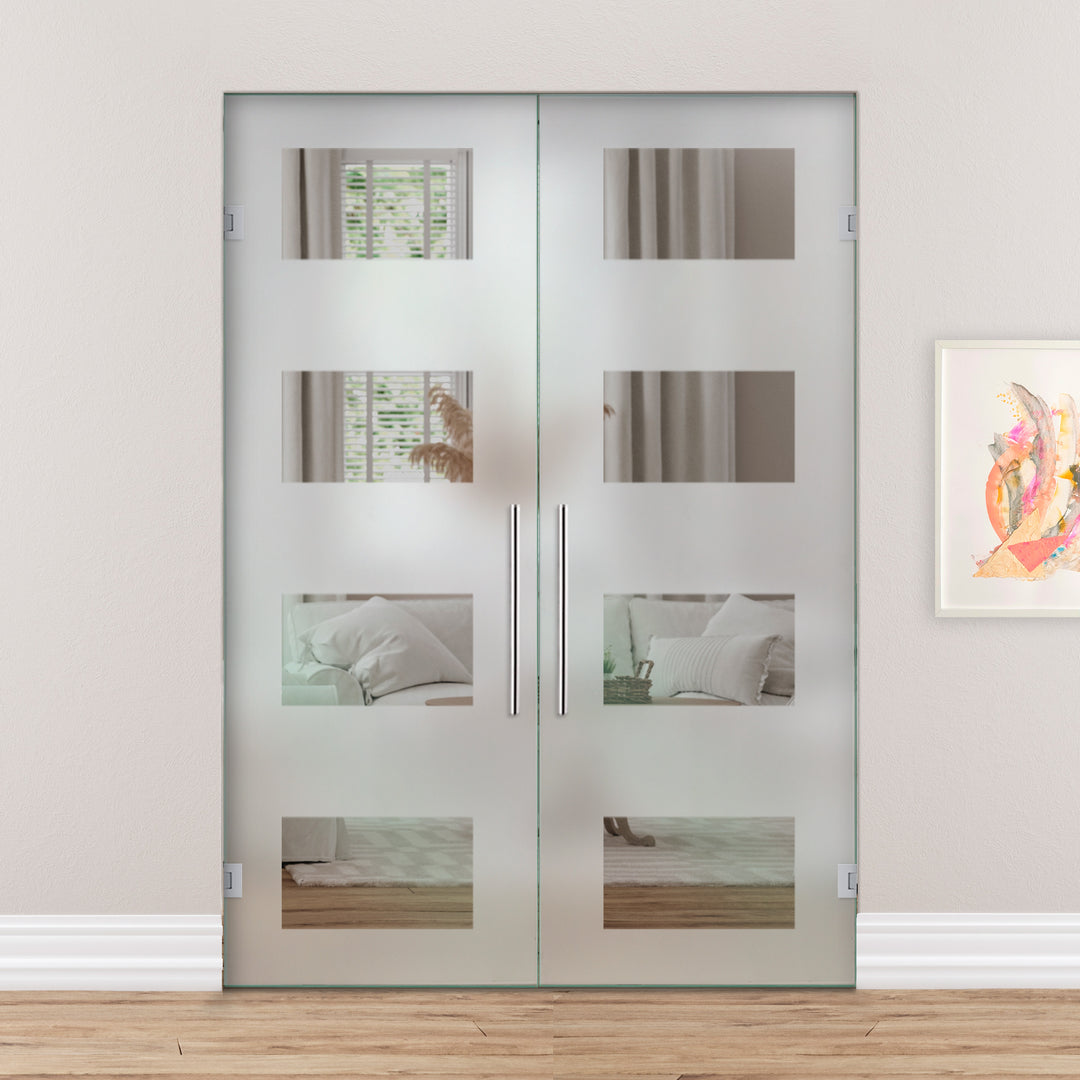 Double Swing Glass Door SGD2 - 2171 - DoorDiscounter
