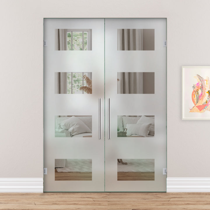 Double Swing Glass Door SGD2 - 2171 - DoorDiscounter