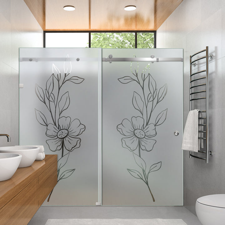 SHOWER GLASS SLIDING DOORS SGSD - 2817 - DoorDiscounter