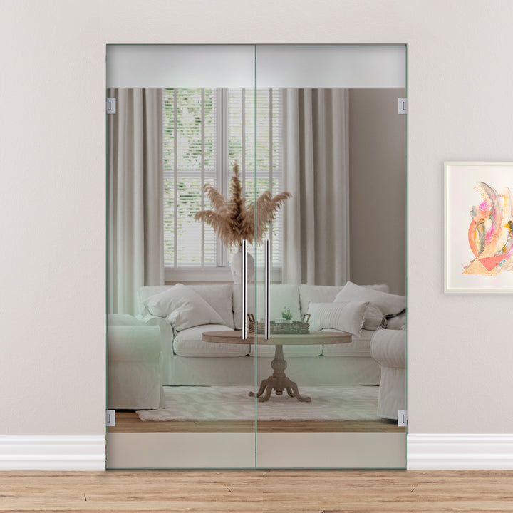 Double Swing Glass Door SGD2 - 2174 - DoorDiscounter