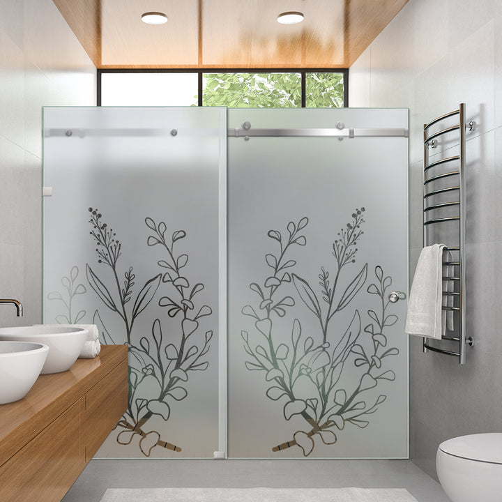 SHOWER GLASS SLIDING DOORS SGSD - 2818 - DoorDiscounter