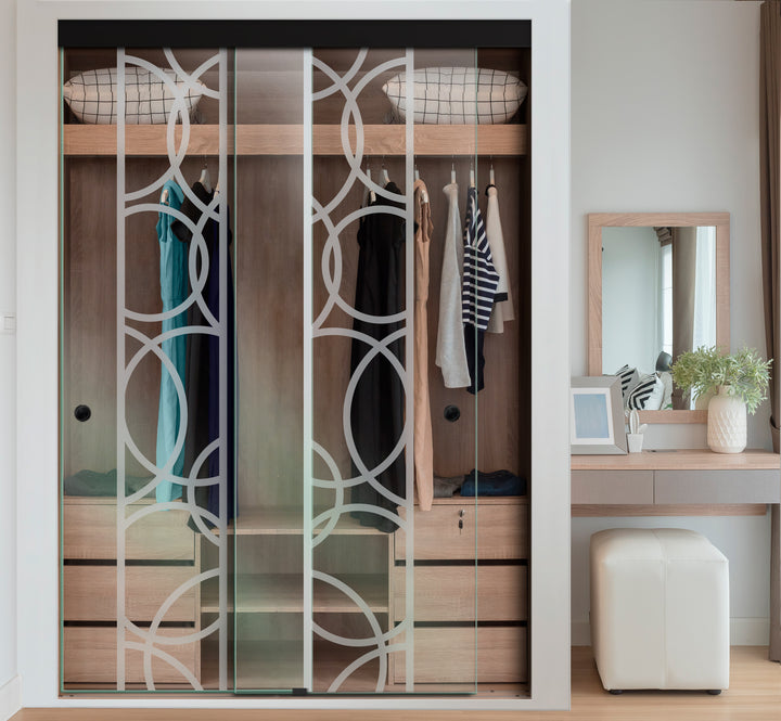 FRAMELESS CLOSET GLASS SLIDING BYPASS DOOR FSGD - 2410 - DoorDiscounter