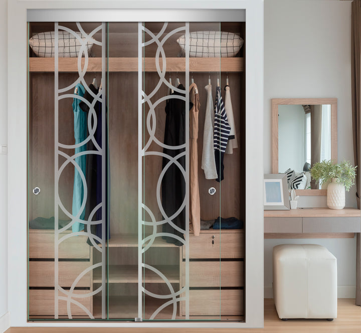 FRAMELESS CLOSET GLASS SLIDING BYPASS DOOR FSGD - 2410 - DoorDiscounter