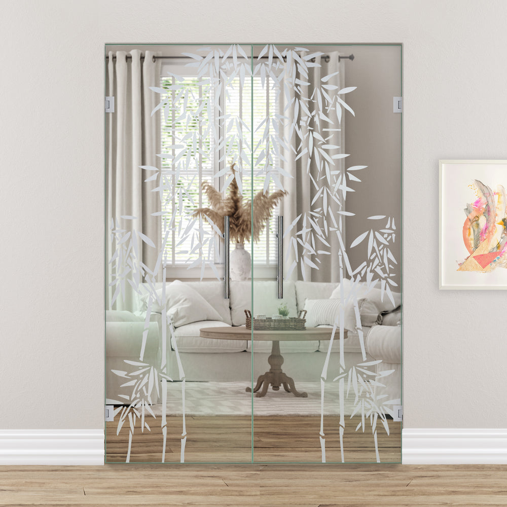 Double Swing Glass Door SGD2 - 1832 - DoorDiscounter