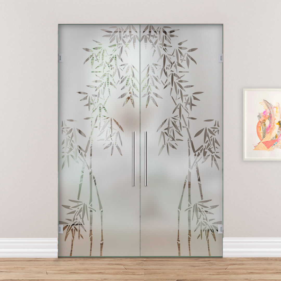 Double Swing Glass Door SGD2 - 1832 - DoorDiscounter