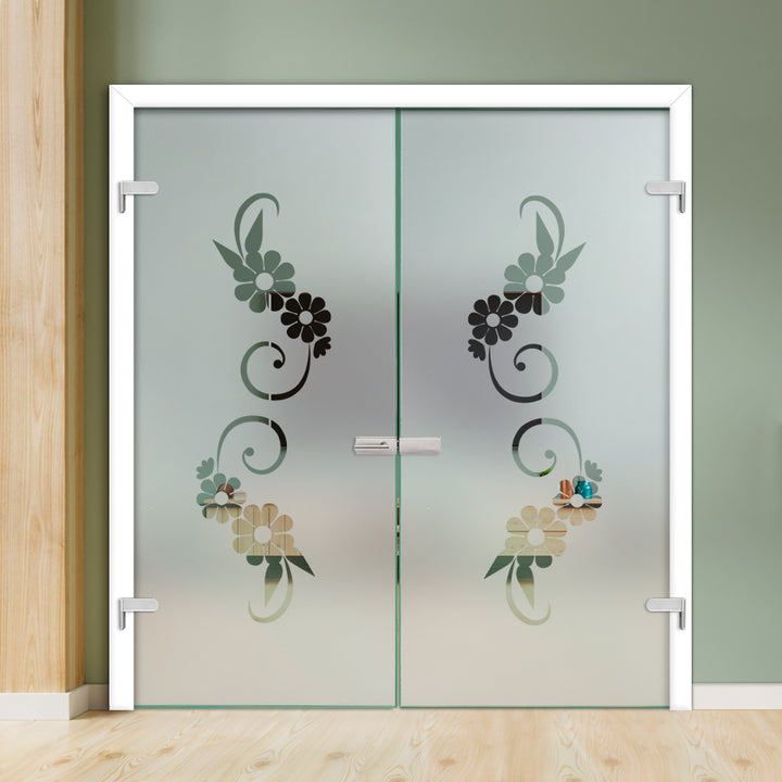 Double Hinged Glass Door  DHDG - 3802 - DoorDiscounter