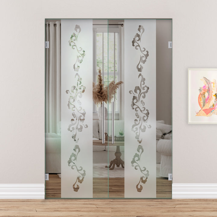 Double Swing Glass Door SGD2 - 1831 - DoorDiscounter