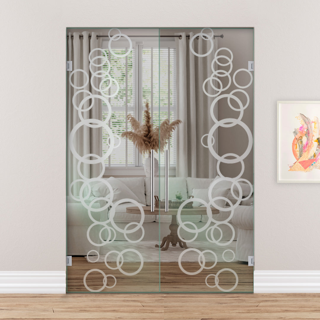 Double Swing Glass Door SGD2 - 1792 - DoorDiscounter