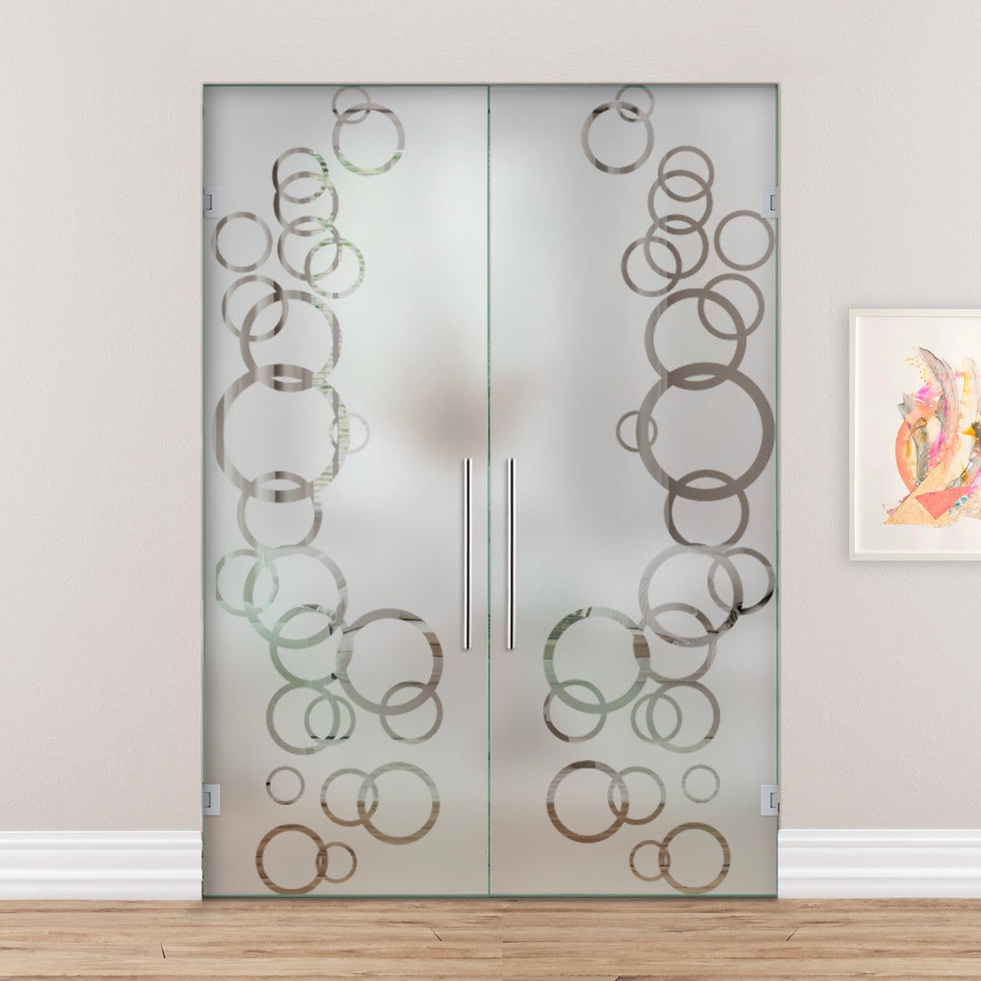 Double Swing Glass Door SGD2 - 1792 - DoorDiscounter