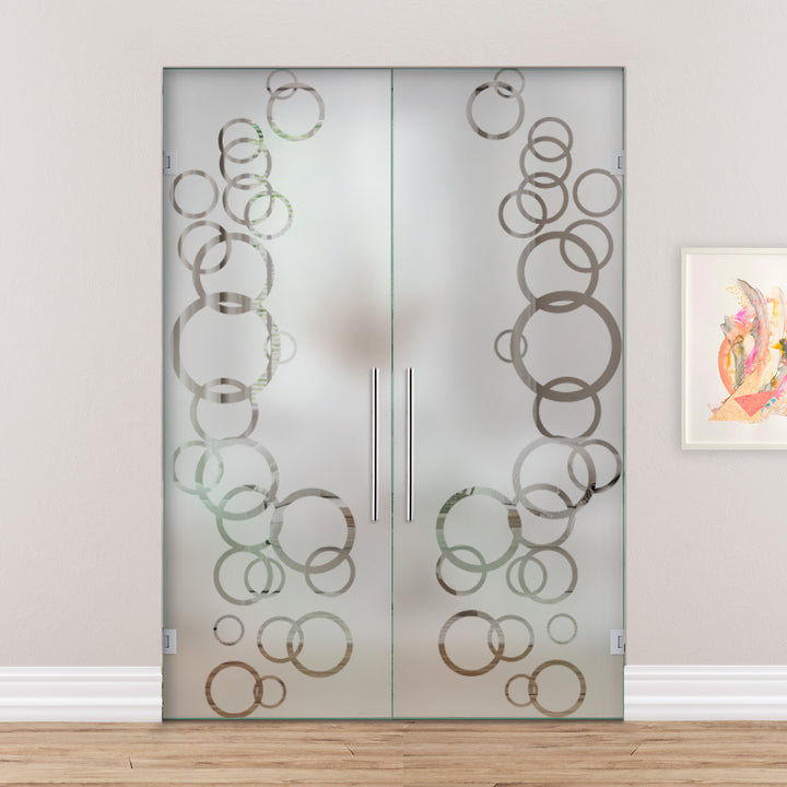 Double Swing Glass Door SGD2 - 1792 - DoorDiscounter