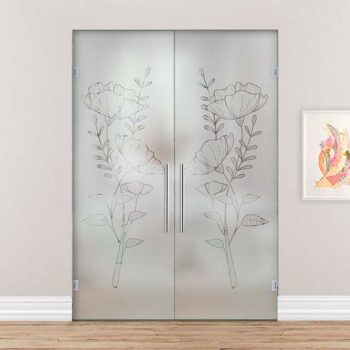 Double Swing Glass Door SGD2 - 2172 - DoorDiscounter