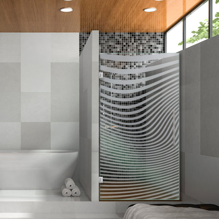 Frameless Shower Glass Door FGDS - 2873 - DoorDiscounter