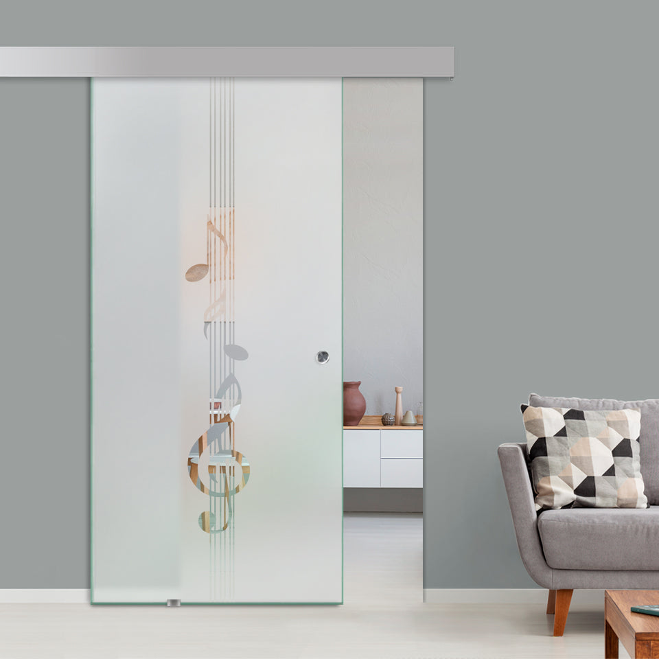 Sliding Glass Barn Door Alu100 SGBD - 1484 - DoorDiscounter