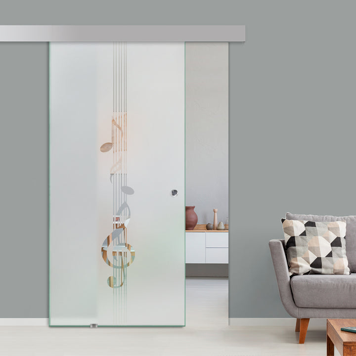 Sliding Glass Barn Door Alu100 SGBD - 1484 - DoorDiscounter
