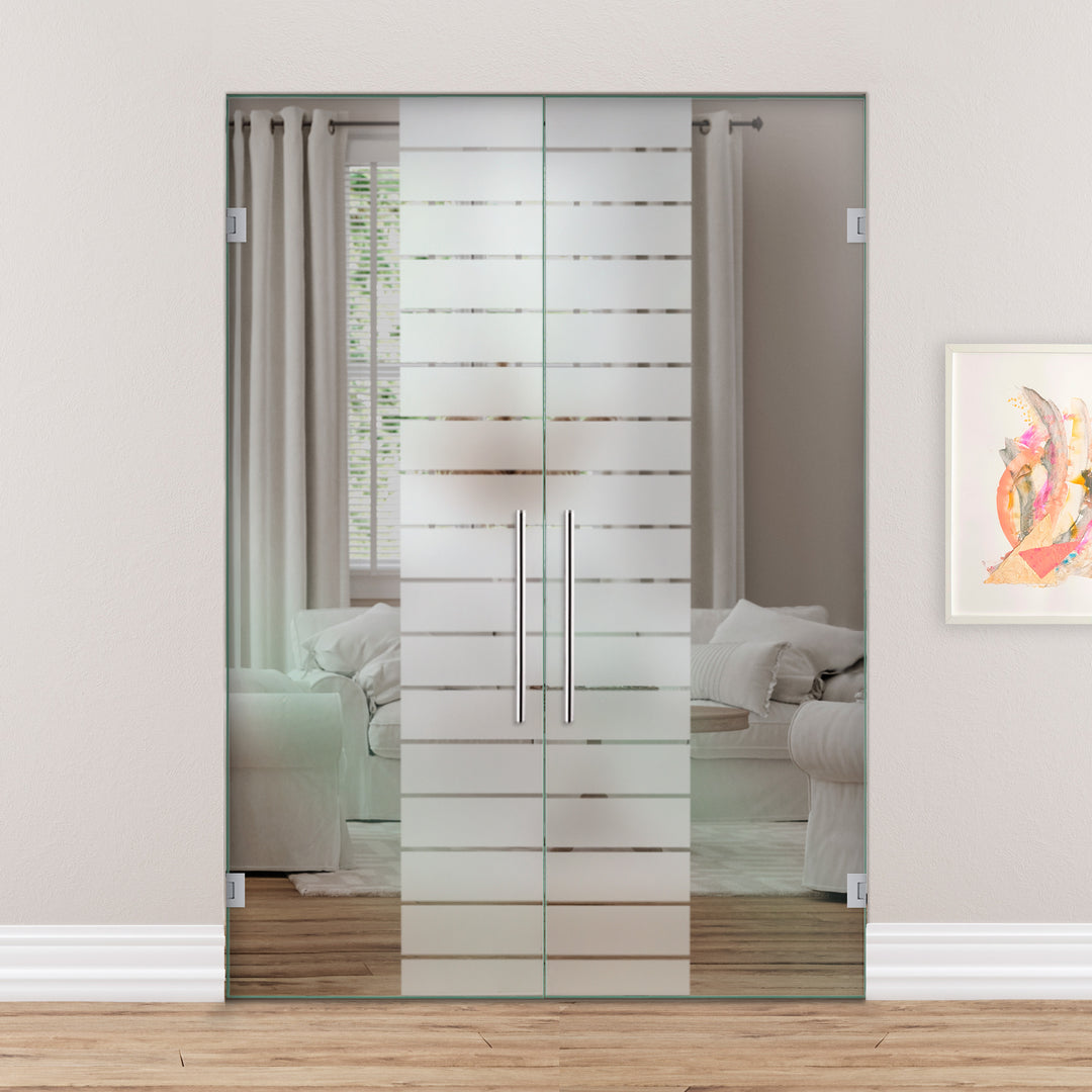 Double Swing Glass Door SGD2 - 2143 - DoorDiscounter
