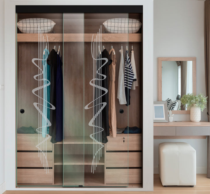FRAMELESS CLOSET GLASS SLIDING BYPASS DOOR FSGD - 2412 - DoorDiscounter