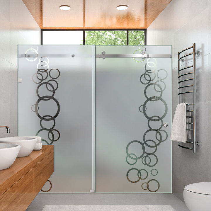 SHOWER GLASS SLIDING DOORS SGSD - 2792 - DoorDiscounter