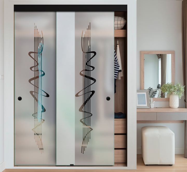 FRAMELESS CLOSET GLASS SLIDING BYPASS DOOR FSGD - 2412 - DoorDiscounter