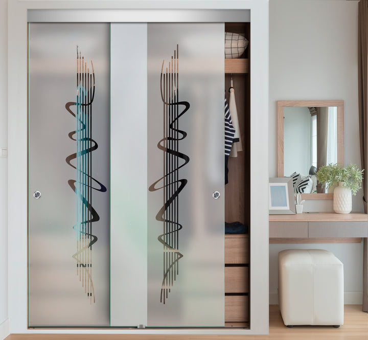 FRAMELESS CLOSET GLASS SLIDING BYPASS DOOR FSGD - 2412 - DoorDiscounter