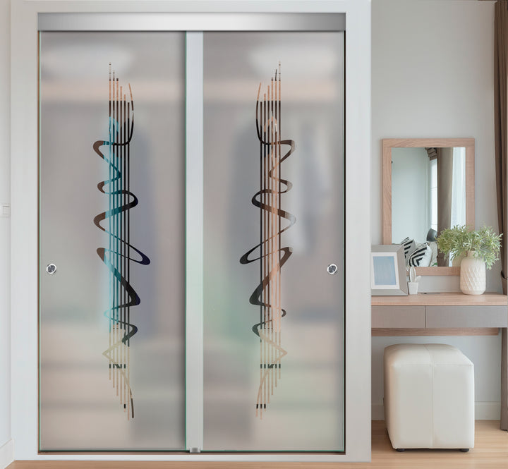 FRAMELESS CLOSET GLASS SLIDING BYPASS DOOR FSGD - 2412 - DoorDiscounter
